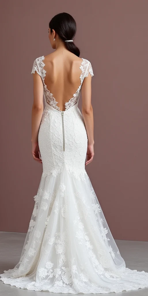 Mermaid Wedding Dress for Elegant Brides Who Love a Glamorous Fit - Image 3