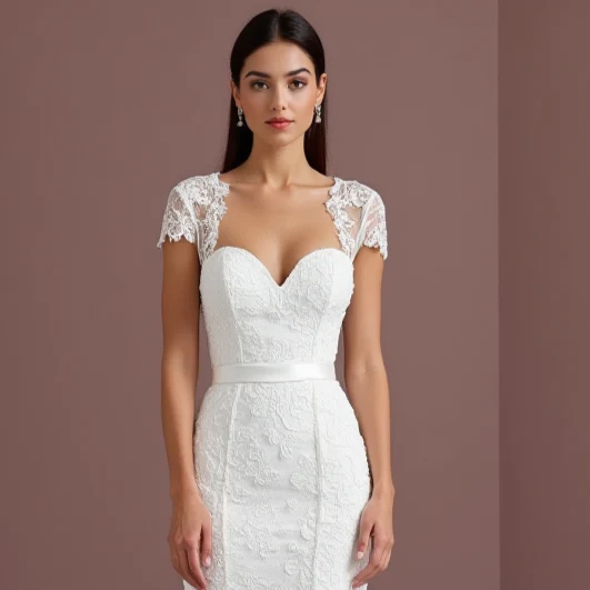 Mermaid Wedding Dress for Elegant Brides Who Love a Glamorous Fit - Image 4