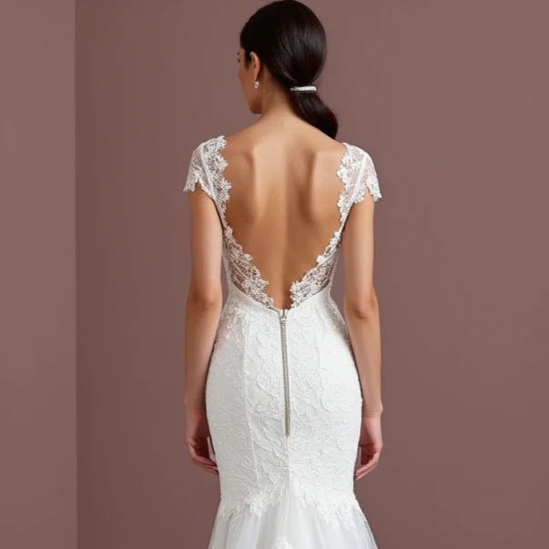 Mermaid Wedding Dress for Elegant Brides Who Love a Glamorous Fit - Image 5
