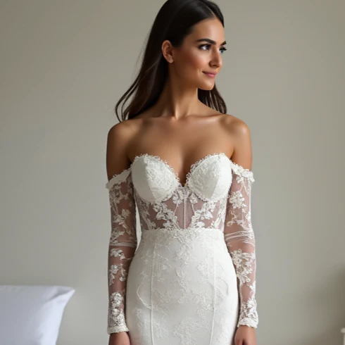 Mermaid Wedding Dress for Elegant Brides Who Want a Stunning Silhouette - Image 4