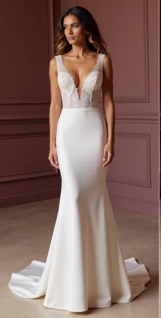 Mermaid Wedding Dress for Glam Brides Who Love a Stunning Silhouette - Image 2