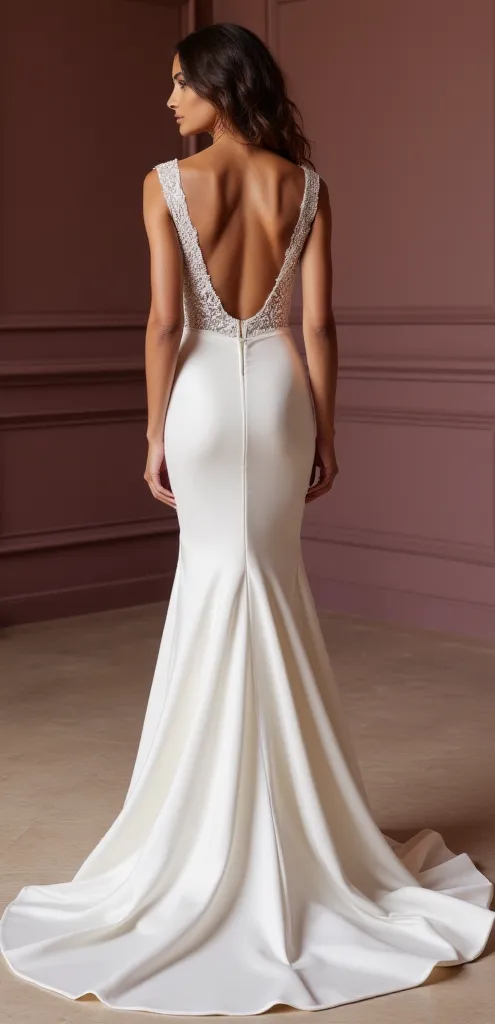 Mermaid Wedding Dress for Glam Brides Who Love a Stunning Silhouette - Image 3
