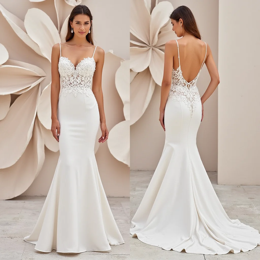 Mermaid Wedding Dress for Plus Size Brides with a Beautiful Fit