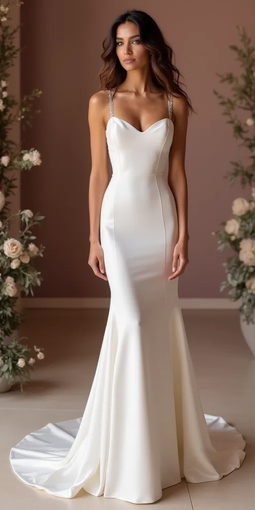 Mermaid Wedding Dress for Second Weddings, Reception, or Vow Renewal - Image 2