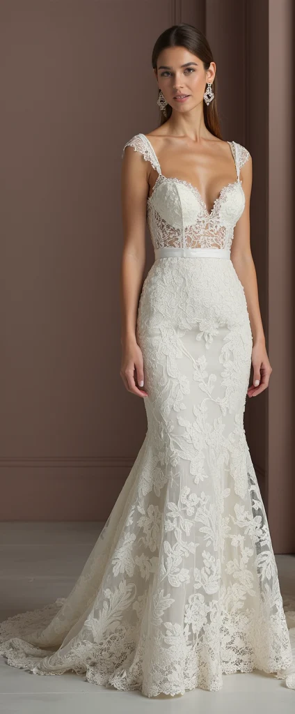 Mermaid Wedding Dress for Winter Weddings with a Dramatic Touch - Image 2