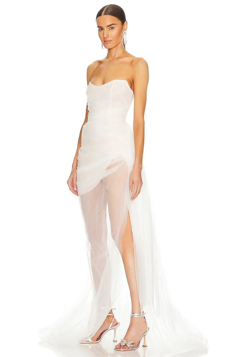 Simple Wedding Dress Modern Sleeveless Bow Satin Mermaid Court Train Bridal Gown Princess Vestido De Novia - Image 3
