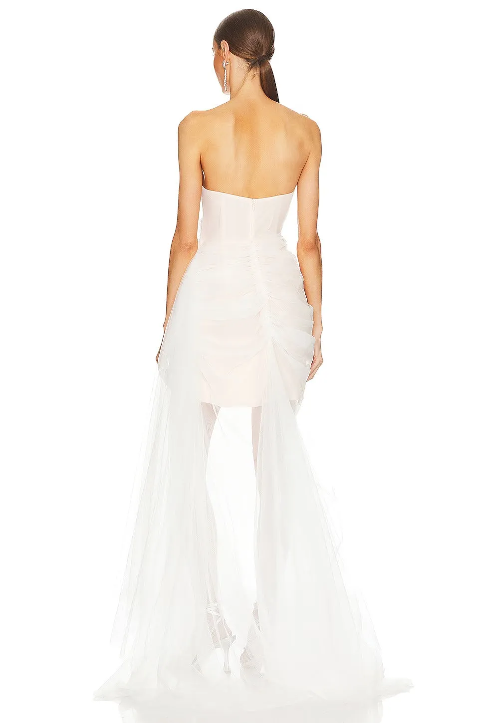 Simple Wedding Dress Modern Sleeveless Bow Satin Mermaid Court Train Bridal Gown Princess Vestido De Novia - Image 4