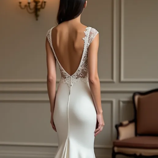 Mermaid Wedding Dress with a Bustier Top for a Stunning Bridal Fit - Image 5