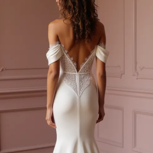 Mermaid Wedding Dress with a Dramatic Flair for Statement Brides - Image 5