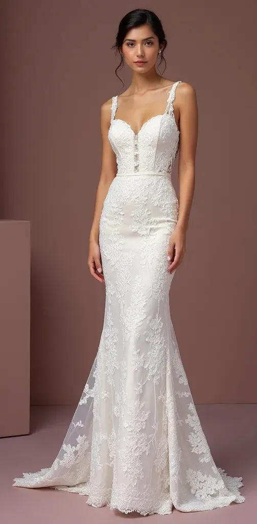 Mermaid Wedding Dress with a Draped Bodice for a Flattering Shape - Image 2