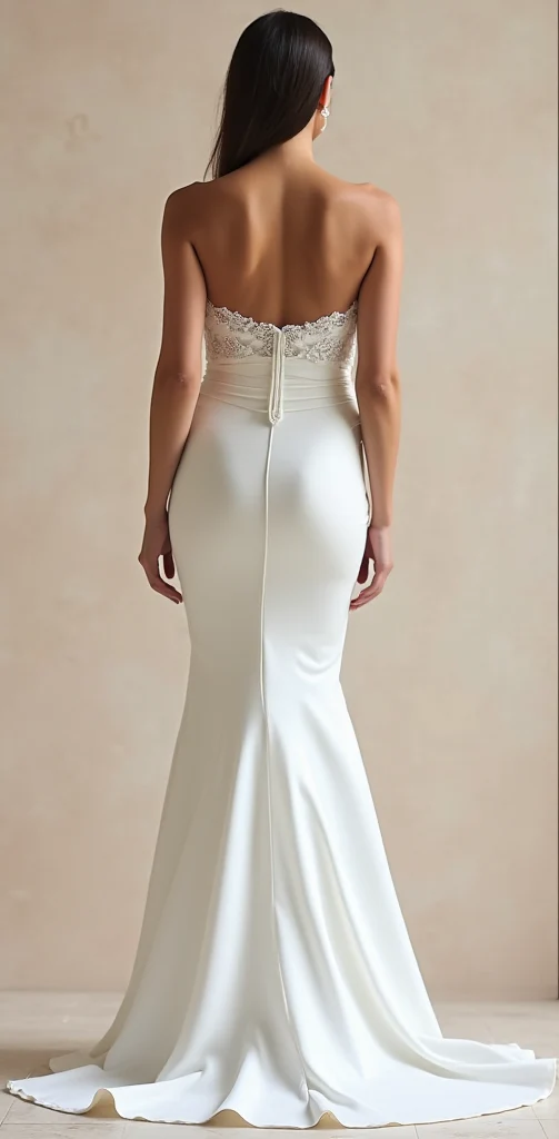 Mermaid Wedding Dress with a Figure-Hugging Silhouette for Sexy Brides - Image 3