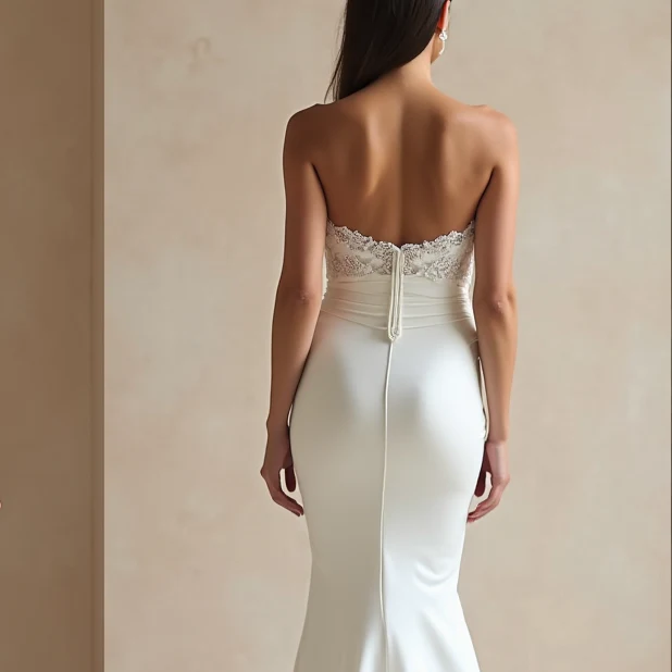 Mermaid Wedding Dress with a Figure-Hugging Silhouette for Sexy Brides - Image 5