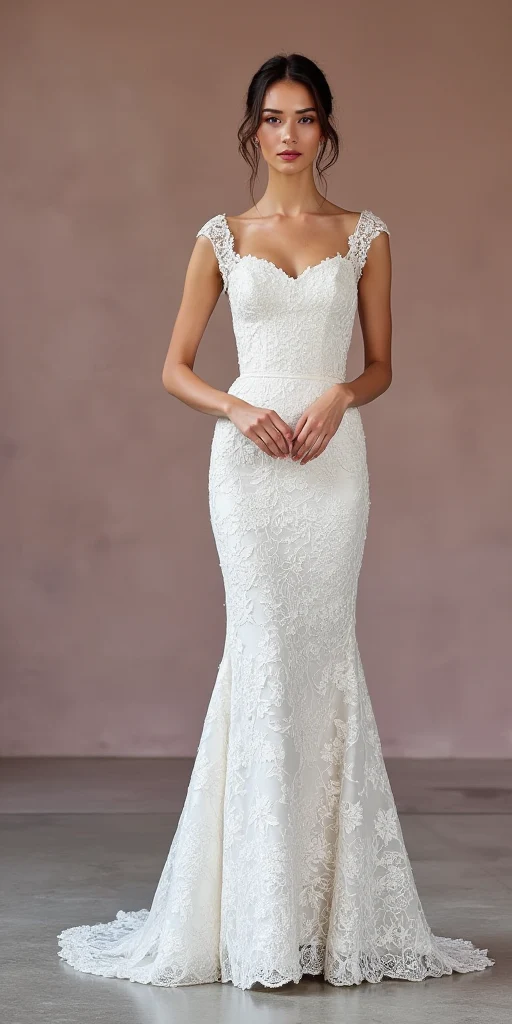 Mermaid Wedding Dress with a Flattering Fit-and-Flare Silhouette - Image 2