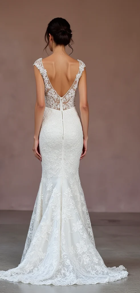 Mermaid Wedding Dress with a Flattering Fit-and-Flare Silhouette - Image 3