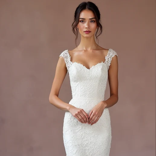 Mermaid Wedding Dress with a Flattering Fit-and-Flare Silhouette - Image 4