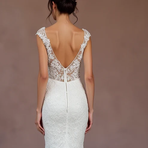 Mermaid Wedding Dress with a Flattering Fit-and-Flare Silhouette - Image 5