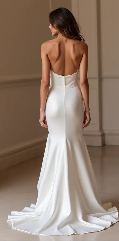 Mermaid Wedding Dress with a Flattering Silhouette for Elegant Brides - Image 3