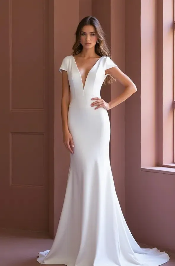 Mermaid Wedding Dress with a Glamorous and Sparkling Beaded Design - Image 2