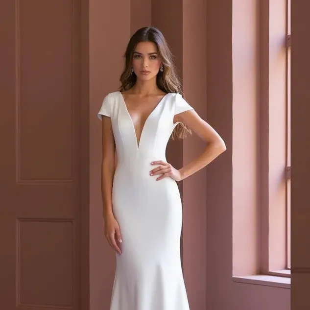 Mermaid Wedding Dress with a Glamorous and Sparkling Beaded Design - Image 4