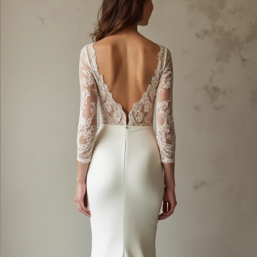 Mermaid Wedding Dress for Destination Weddings, Stylish and Lightweight - Image 5