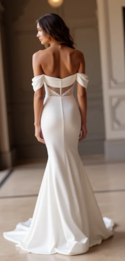 Mermaid Wedding Dress with a Modern Fit for Chic and Trendy Brides - Image 3