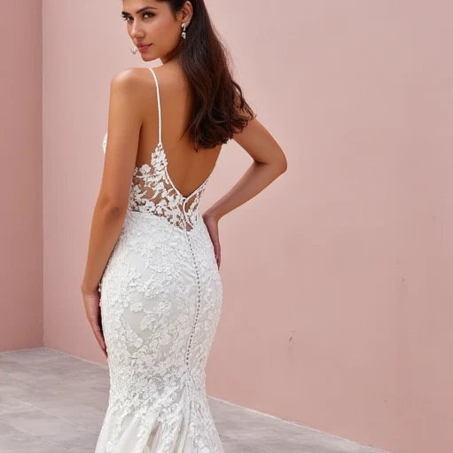 Mermaid Wedding Dress with a Strapless Neckline for a Timeless Look - Image 5