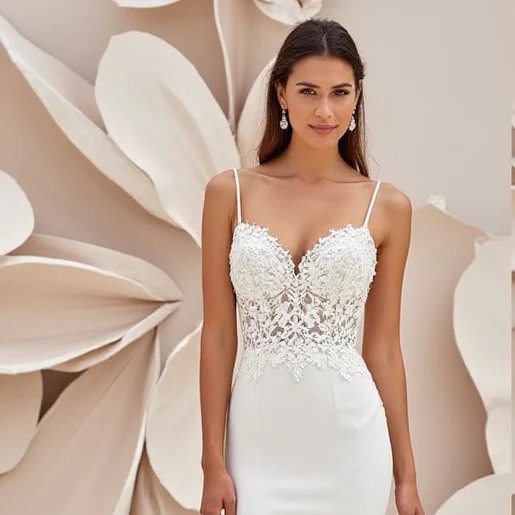 Mermaid Wedding Dress with a Vintage-Inspired Fit for Retro Brides - Image 4