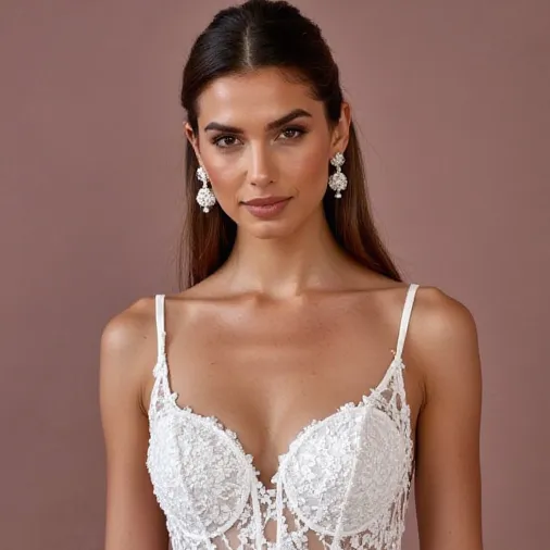 Mini Short Wedding Dress with a Playful and Feminine Touch - Image 4