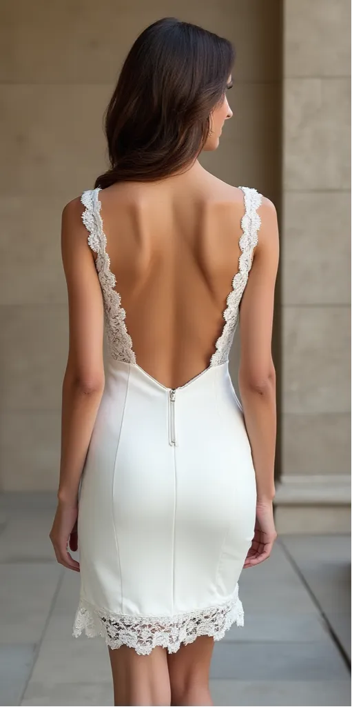 Mini Short Wedding Dress with a Romantic Silhouette for Modern Brides - Image 3
