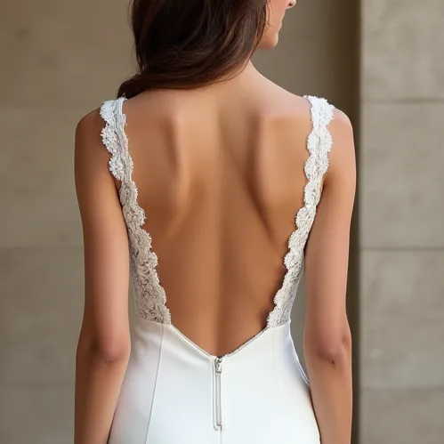 Mini Short Wedding Dress with a Romantic Silhouette for Modern Brides - Image 5