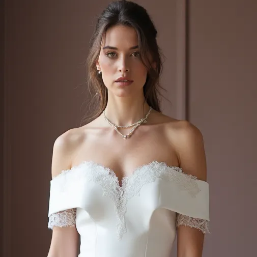 Mini Short Wedding Dress with Sleeves for a Sophisticated Bridal Look - Image 4