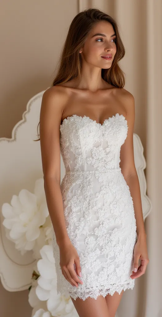 Mini Wedding Dress for Casual, Chic, and Non-Traditional Brides - Image 2