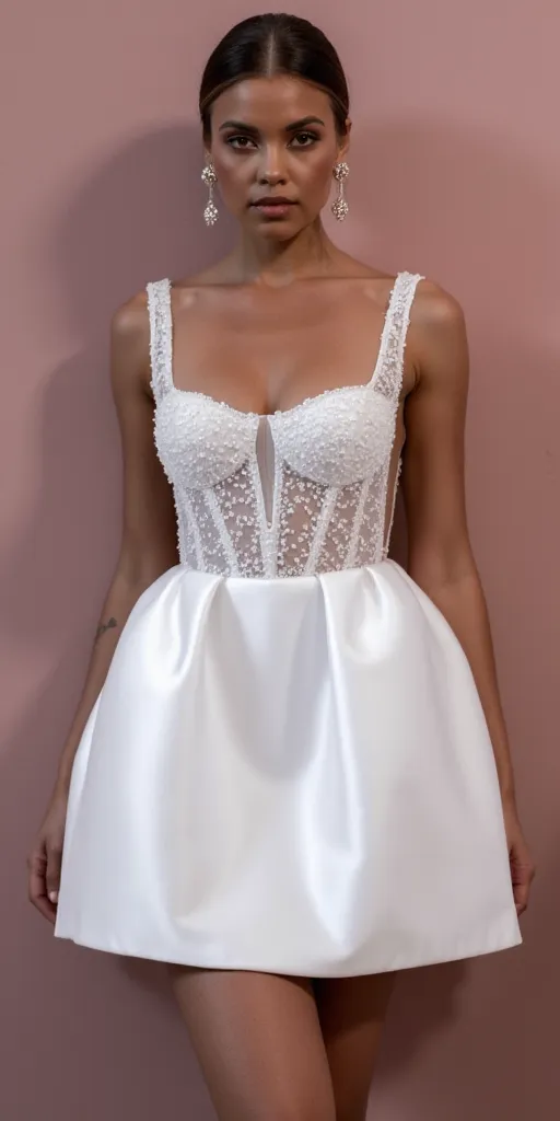 Mini Wedding Dress for Elopements, Civil Weddings, and More - Image 2