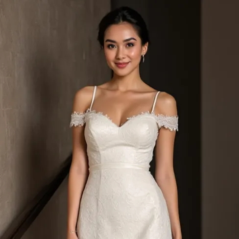 Mini Wedding Dress with Unique Features for a Standout Look - Image 4