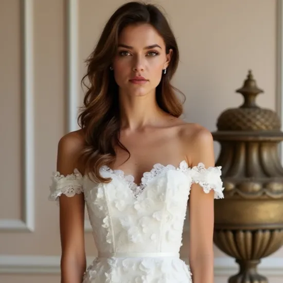 Mini Wedding Gown for City Weddings, Elegant and Contemporary - Image 4