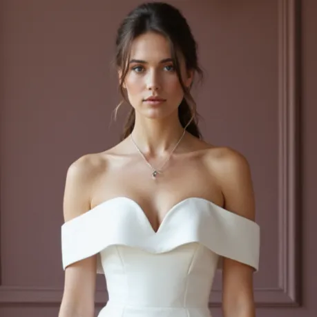 Mini Wedding Gown for Civil Weddings and City Hall Ceremonies - Image 4