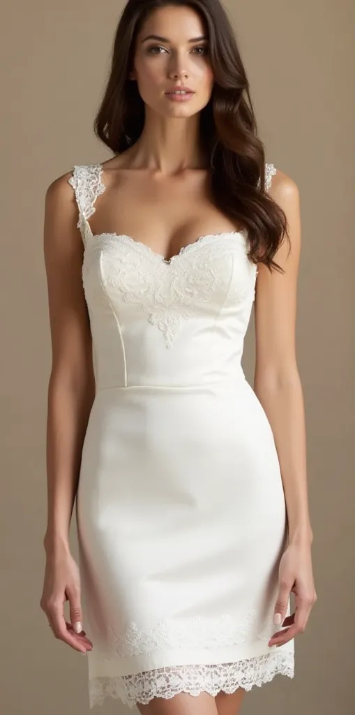 Mini Wedding Gown for Minimalist Brides Wanting a Simple Design - Image 2