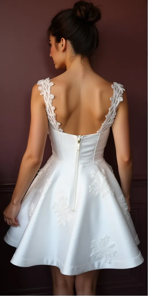 Mini Wedding Gown for Trendy Brides Looking for Something Unique - Image 3