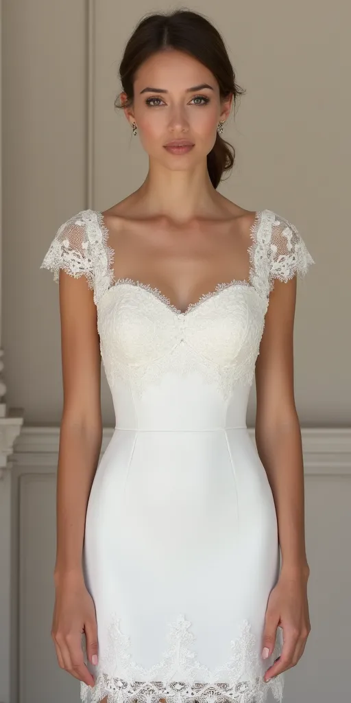 Mini Wedding Gown with a Flirty and Playful Touch for Young Brides - Image 2