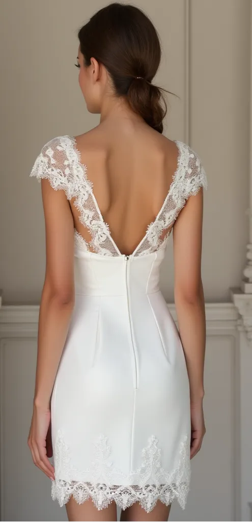 Mini Wedding Gown with a Flirty and Playful Touch for Young Brides - Image 3