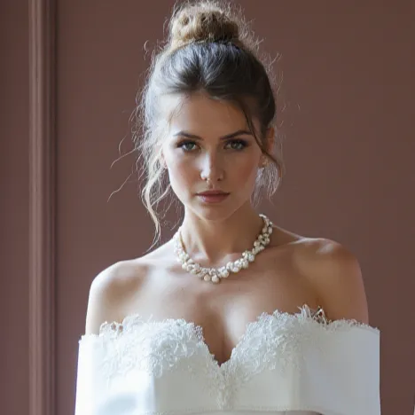 Mini Wedding Gown with a Sleek Fit for Trendy and Modern Brides - Image 4