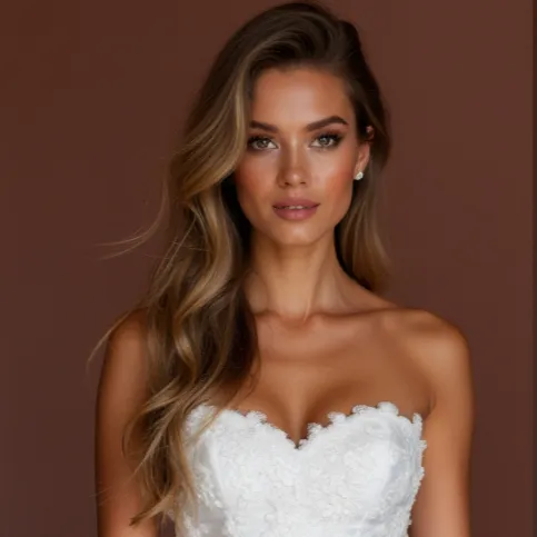 Mini Wedding Gown with Elegant Details for a Unique Wedding Style - Image 4