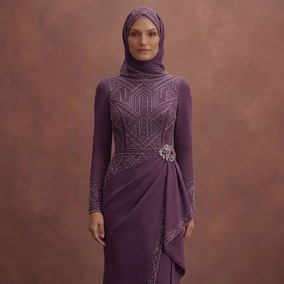 Minimalist Muslim Prom Dresses – Clean & Chic Designs - Image 4