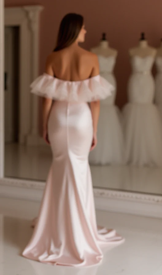 Modern Pink Evening Dress & Prom Dress with One-Sleeve Design for a Unique Look - Image 3