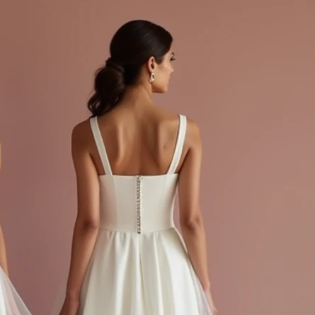 Modern White Princess Wedding Dress for a Fashion-Forward Bride - Image 5