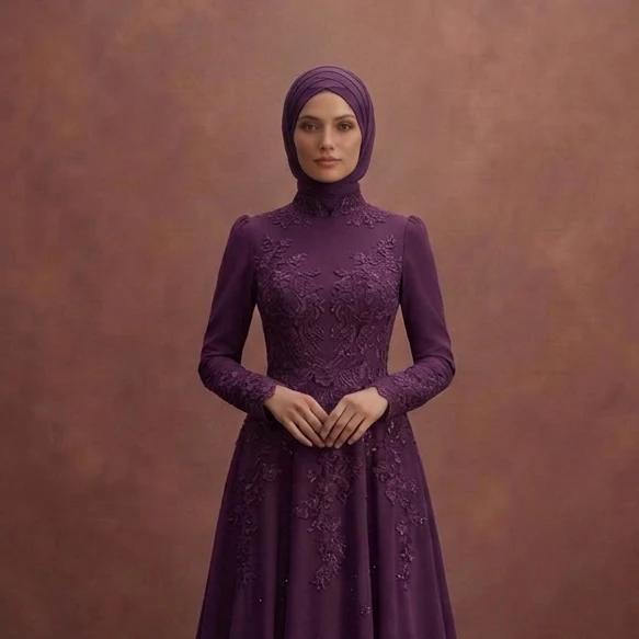 Muslim Prom Dresses with Hijab-Friendly Designs - Image 4