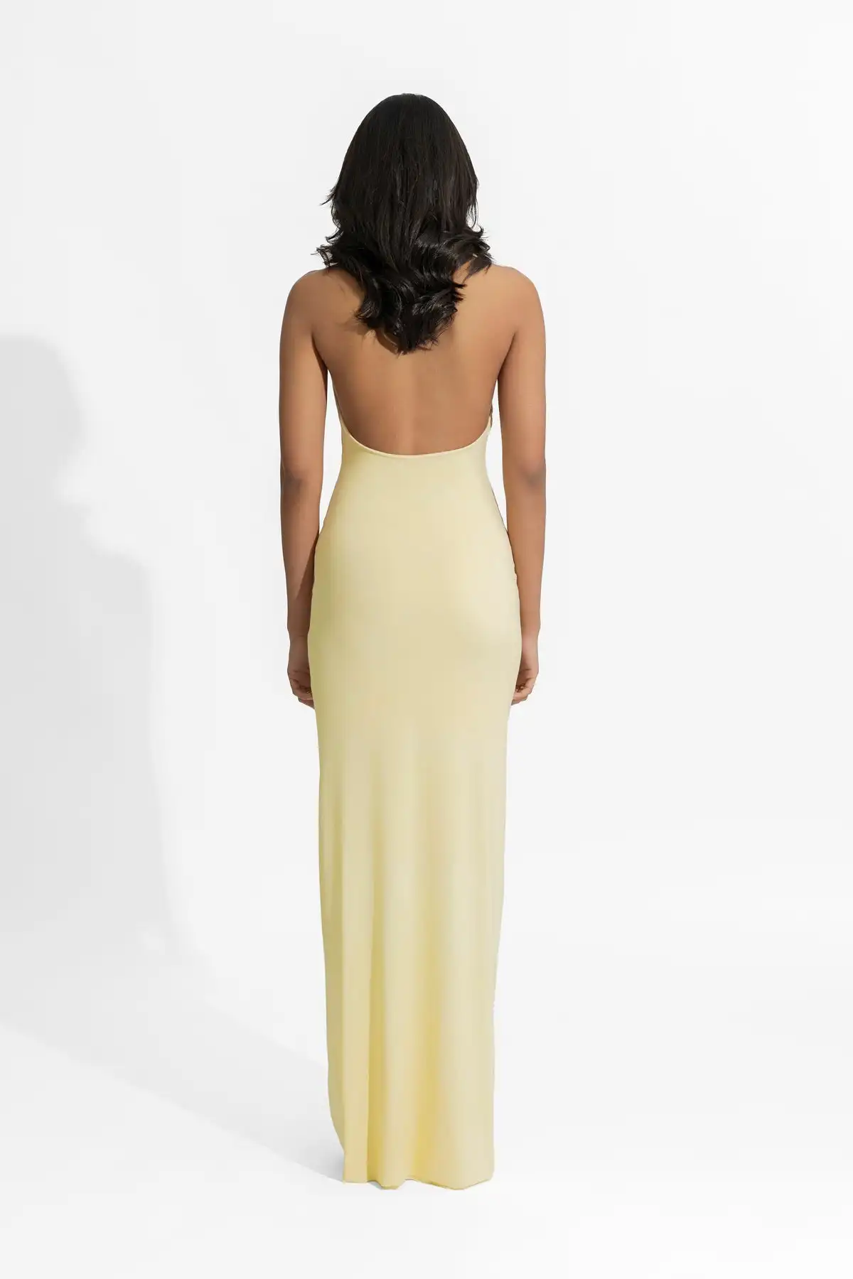 Celebrity Fashion Birthday Party Cocktail Dress Women Sexy Halter Backless Florals Bodycon Long Outfit Wholesale - Image 6
