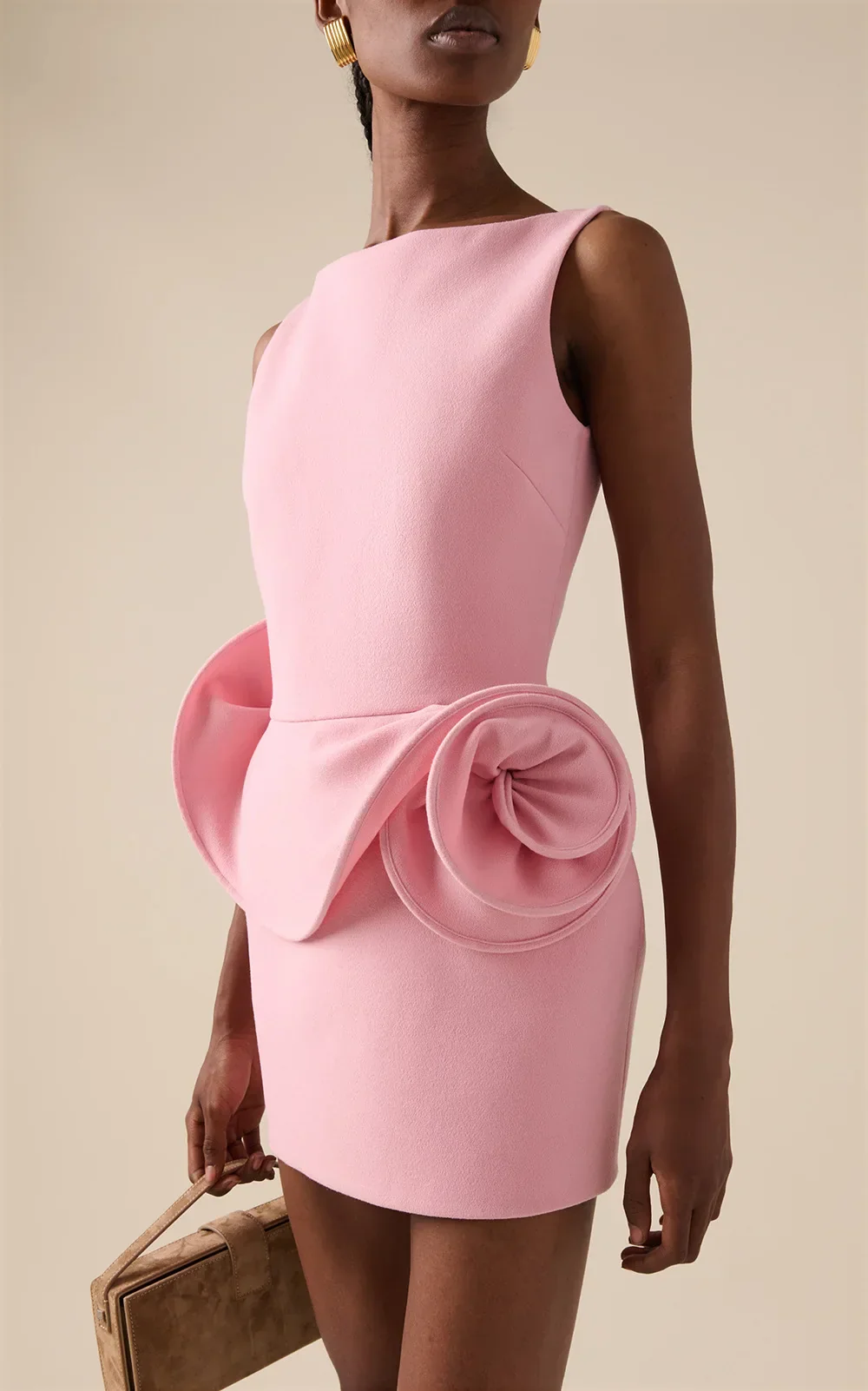 Summer Pink Color Women Sleeveless Sexy O-Neck Backless Bodycon Mini Dress Celebrate Girls' Birthday Party Outfit Vestido