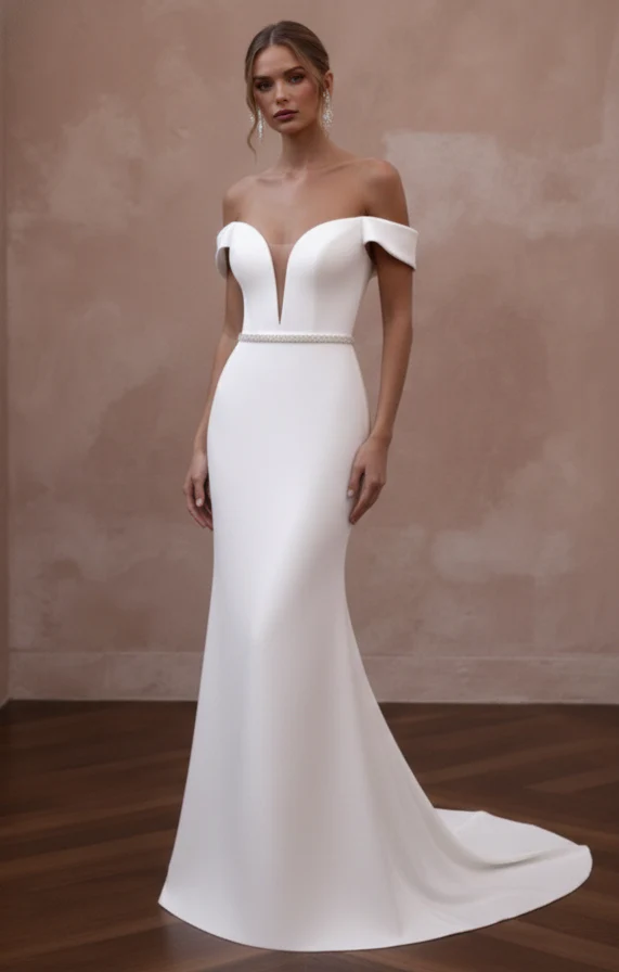 Backless Wedding Dress Elegant Open Back Bridal Gown - Image 2