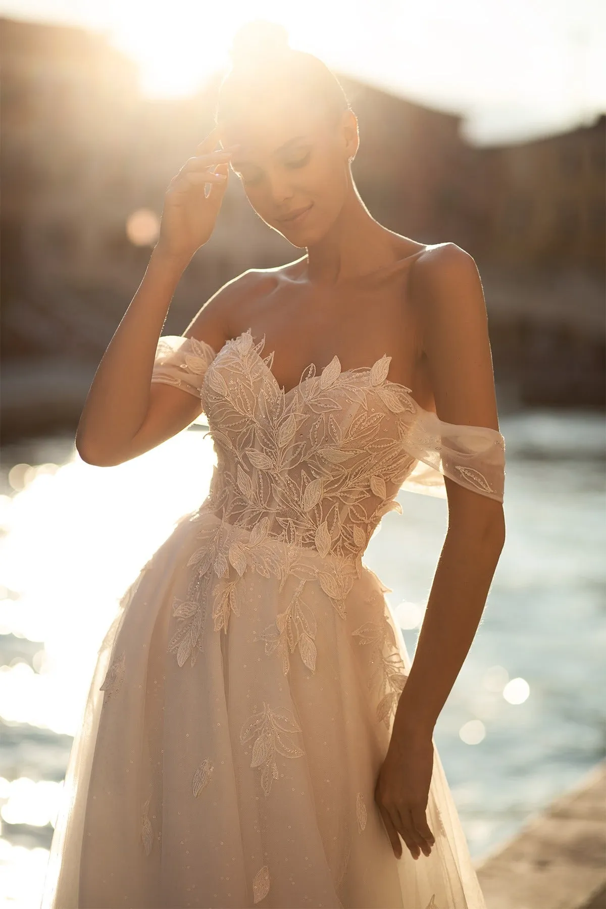 SweetHeart Lace Mermaid Wedding Dress Modern Princess Vestido De Novia Gown Bow Court Train Dress Satin - Image 4
